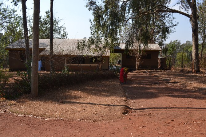 199 Principal's House - Nora sweeping